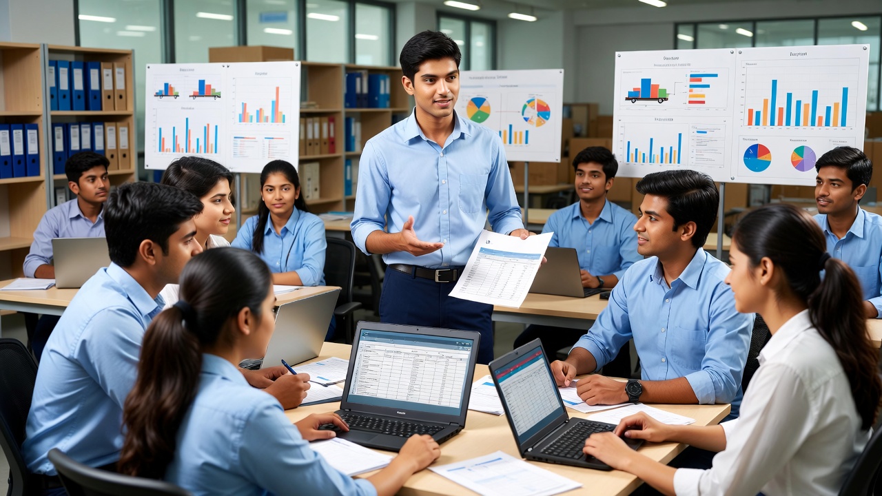 Practical Logistics Training at NitiVistaar Institute